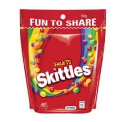 Skittles Fruits - Single Pouch (200g Bag)