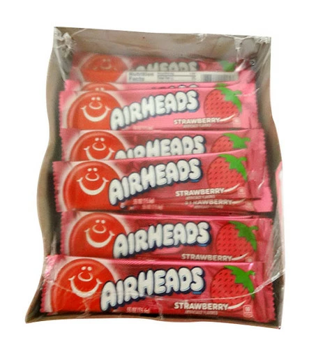 AirHeads - Strawberry (15g X 36 Bars In A Display) 2 AirHeads - Strawberry (15g X 36 Bars In A Display) - Image 2