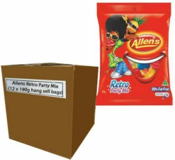 Allens Retro Party Mix (12 X 190g Hang Sell Bags)