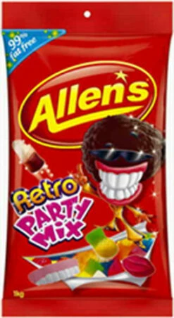 Allens Retro Party Mix (1kg Bag) -AU Snack Sales Store Allens Retro Party Mix 1kg Bag 82772.1401860198