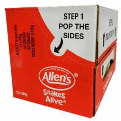 Allens Snakes Alive (12 X 200g Hang Sell Bags)