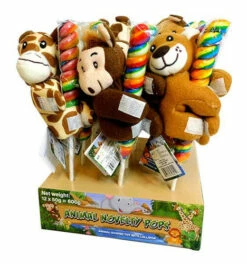 Animal Novelty Pops (50g X 12pc Display Unit)