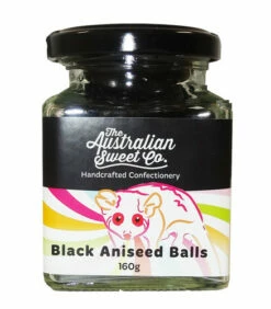 Aniseed Balls - Black (160g Jar)