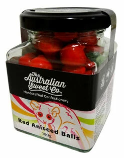 Aniseed Balls - Red (160g Jar)