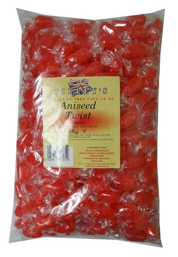 Tilleys Aniseed Twists - Individually Wrapped (3kg) 1 Tilleys Aniseed Twists - Individually Wrapped (3kg)