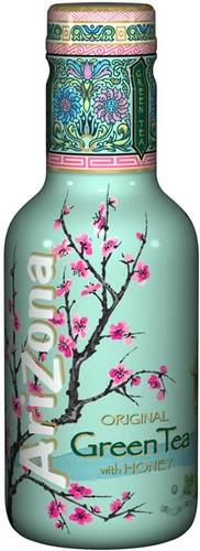 Arizona Ice Tea - Green Tea With Honey (6 X 500ml Bottles)