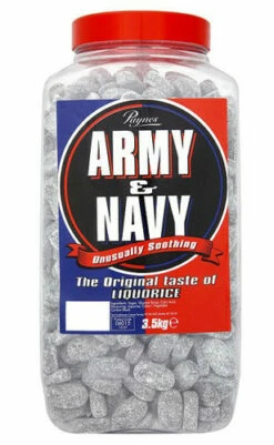 Paynes Army & Navy - Liquorice Sweets (3.5kg Jar)