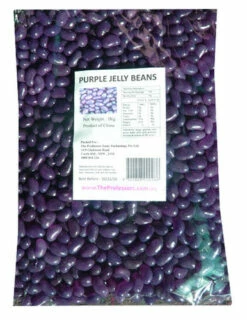 Sweet Treats Mini Jelly Beans - Purple With A Grape Flavour (1kg Bag)