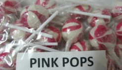 Ball Pops - Pink (1kg Bag - Approx 50pc)