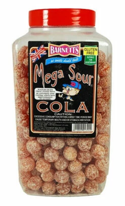 Barnetts Mega Sour Candy - Cola Flavour (3kg Jar)