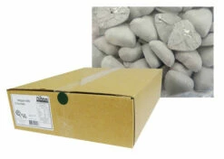 Belgian Milk Chocolate Hearts - White (5kg Box)