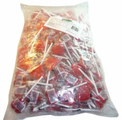 Little Red Heart Pops (200 X 8g Pops)