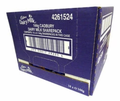 Cadbury Dairy Milk Sharepack (144g Bag X 14pc Box)