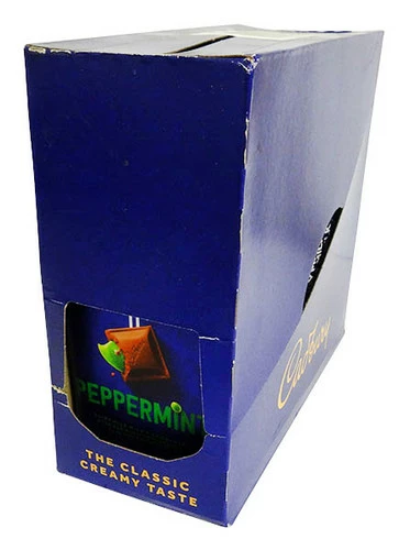 Cadbury Dairy Milk Peppermint Family Blocks (180g X 15pc Box)
