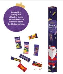 Cadbury Santa's Variety Mix (836g Tube)