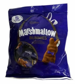 Cadbury Vanilla Marshmallow Bunny Share Pack (175g Bag) -AU Snack Sales Store Cadbury Vanilla Marshmallow Bunny share pack 175g bag w 67475.1633585584