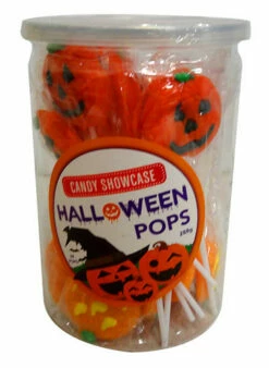 Candy Showcase Pumpkin Pops (24 X 12g Pops) -AU Snack Sales Store Candy Showcase Halloween Pops pumpkin 24 x 12g pops 95749.1650319761