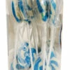 Candy Showcase Swirly Heart Pops - Blue (24 X 12g In A Tub)