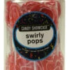 Candy Showcase Swirly Pops - Red And White (24 X 12g Pops In A Tub)
