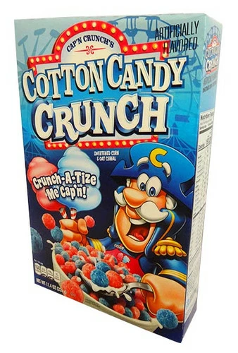 Cap N Crunch - Cotton Candy (14oz - Approx 395g Box) 2 Cap N Crunch - Cotton Candy (14oz - Approx 395g Box) - Image 2