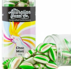 Choc Mint Humbugs (170g Jar)