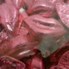 Chocolate Gems - Chocolate Kisses - Pink Foil (500g Bag / Approx 60 Pieces)