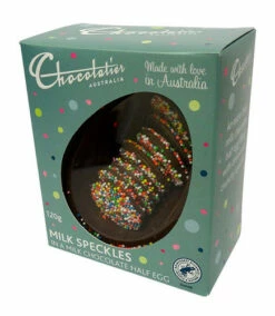Chocolatier - Thick Hatched Milk Chocolate Egg With Speckles (120g)