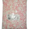 Compressed Candy - Pink And White Hearts (1kg Bag)