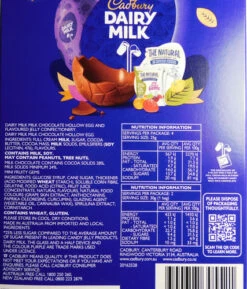 Cadbury Dairy Milk Egg And TNCC Mini Fruity Gems Gift Box (160g) - B/B June 24