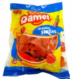 Damel Peach Hearts (1kg Bag) -AU Snack Sales Store Damel Peach Hearts 1kg bag 26123.1633585643