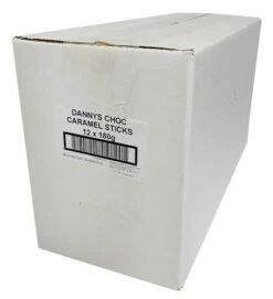 Danny S Chocolate Caramel Sticks (12 X 180g Bags) -AU Snack Sales Store Dannys Chocolate Caramel Sticks 12 x 180g bags box 87822.1568017371