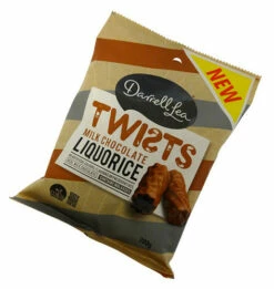 Darrell Lea - Milk ChocolateLiquorice Twists ( 200g)
