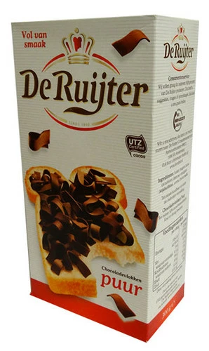 De Ruijter - Dark Chocolate Flakes(300g) 2 De Ruijter - Dark Chocolate Flakes(300g) - Image 2