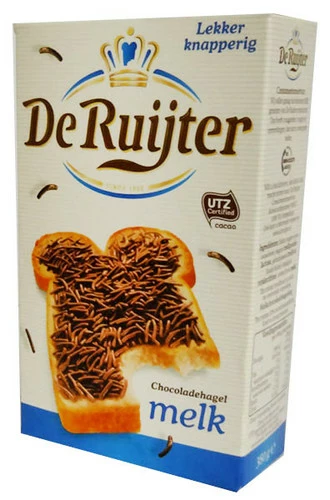 De Ruijter - Milk Chocolate Sprinkles(390g) 2 De Ruijter - Milk Chocolate Sprinkles(390g) - Image 2