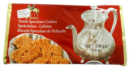 De Ruiter - Dutch Speculaas Cookies (250g Packet -approx. 20)