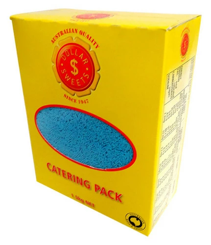 Dollar Sweets Blue Cake Topping Sprinkles (1.5kg Catering Box)