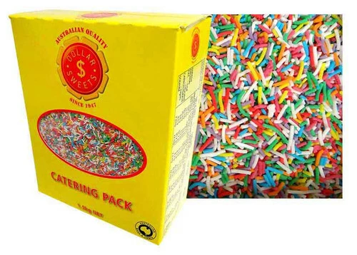 Dollar Sweets Bright Cake Topping Sprinkles (1.5kg Catering Box) 1 Dollar Sweets Bright Cake Topping Sprinkles (1.5kg Catering Box)
