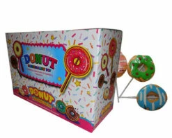 Donut Mallow Pops (50g X 12pc Display Unit) -AU Snack Sales Store Donut Mallow Pops 50g x 12pc display unit 1 39179.1689648809