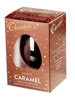 Chocolatier - Salted Caramel Dark Chocolate Egg (150g )