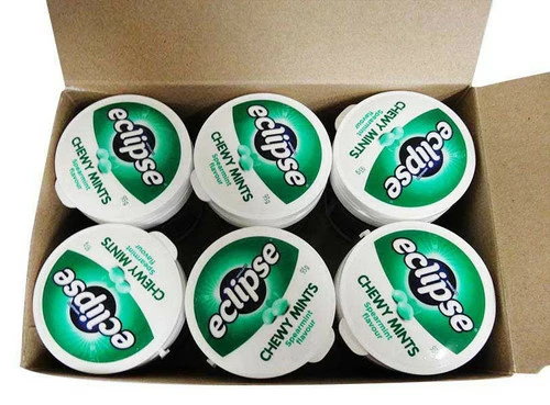 Eclipse Chewy Mints - Spearmint (6 X 93g Tubs In A Display Box) - Image 2