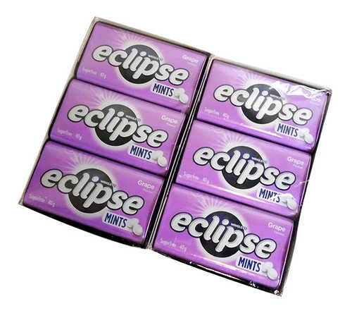 Eclipse Mints - Grape ( 12 X 40g Tins In A Display)