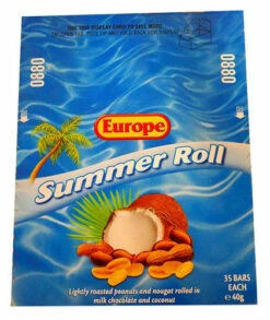 Europe Summer Rolls (35 X 40gm In Display Unit) -AU Snack Sales Store Europe Summer Rolls 35 x 40gm in Display Unit top view 59047.1585642633
