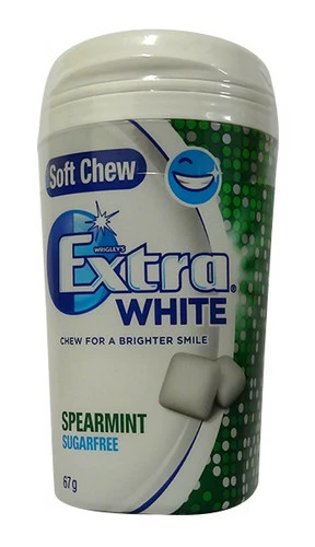 Extra Gum - Soft Chews - Spearmint (6 X 67g Bottle In A Display Unit) 1 Extra Gum - Soft Chews - Spearmint (6 X 67g Bottle In A Display Unit)