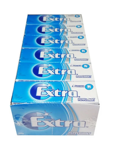 Extra Gum - Peppermint (24 X 10 Pellet Display Unit) 1 Extra Gum - Peppermint (24 X 10 Pellet Display Unit)