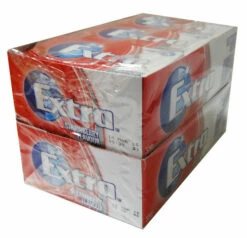Extra Gum - Strawberry Flavour (14 Soft Gum Strips X 24 Packs Display Unit)