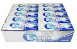 Extra Gum - White - Peppermint (30 X 10 Pellet Display Unit)