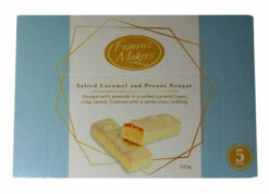 Famous Makers - Salted Caramel And Peanut Nougat (125g Box)