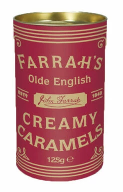 Farrahs Olde English Creamy Caramels - Red (125g Box)