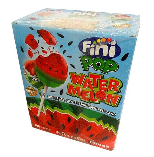 Fini Watermelon Pop (100 X 16g Pops In A Display Box) 1 Fini Watermelon Pop (100 X 16g Pops In A Display Box)