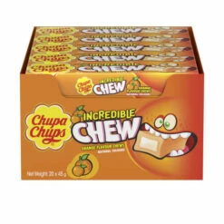 Chupa Chups - Incredible Chew - Orange (20x45g In A Display Box)